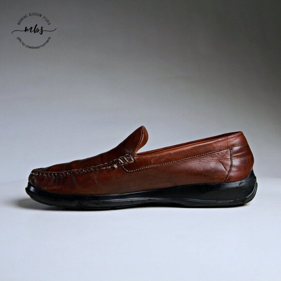 Cole‎ Haan Air Dempsey Leather Loafers Brown Men 9.5